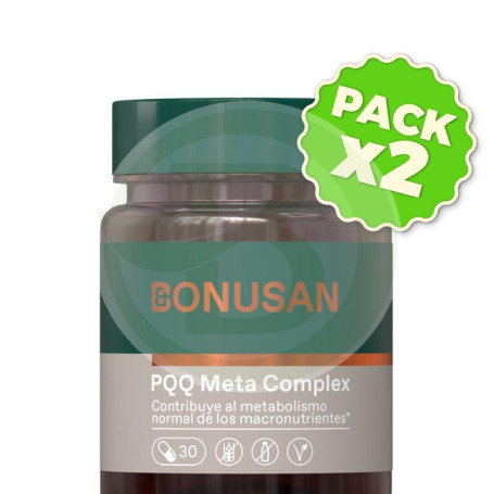 Pack 2x PQQ Meta Plus 30 Cápsulas Bonusan