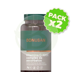 Pack 2x Vitamina C1000 Complexo Acrobato 90 Comprimidos Bonusan