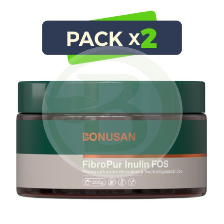 Pack 2x Fibropur Inulin Fos 200G Bonusan