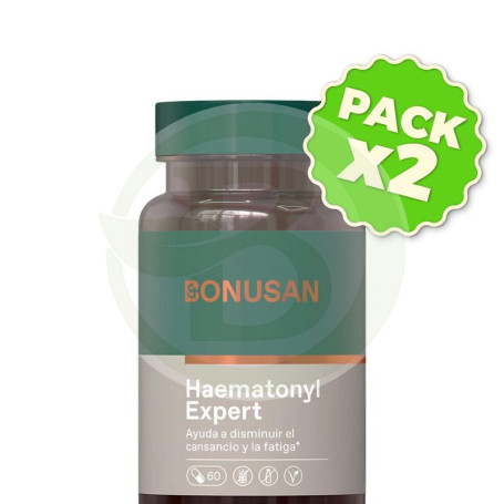 Pack 2x Haematonyl Expert 60 Cápsulas Bonusan