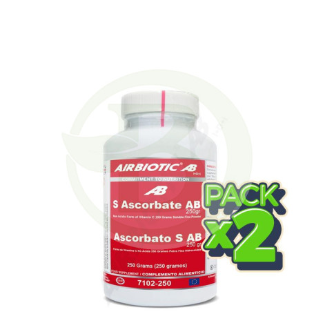 Pack 2x Ascorbato de Sodio 250Gr. Airbiotic