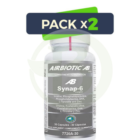 Pack 2x Synap-6 Complex 30 Cápsulas Airbiotic