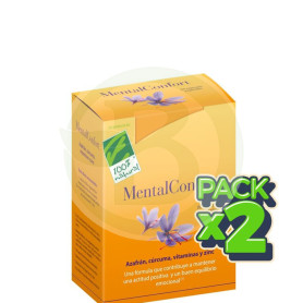 Pack 2x Mentalconfort 60 Cápsulas 100% Natural