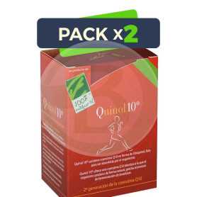Pack 2x Quinol10 100Mg. 90 Cápsulas 100% Natural