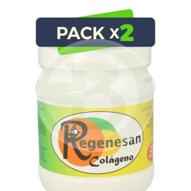 Pack 2x Regenesan Colágeno 500Gr. (Sabor Naranja)