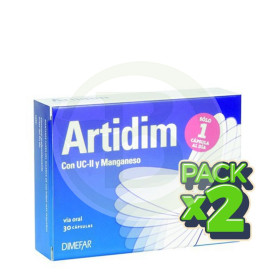 Pack 2x Artidim UC-II 490Mg. 30 Cápsulas Dimefar