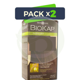 Pack 2x Tinte Nutricolor 5.06 Castaño Nuez Moscada 140Ml. Biokap