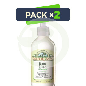 Pack 2x Body Milk Aloe Vera 300Ml. Corpore Sano