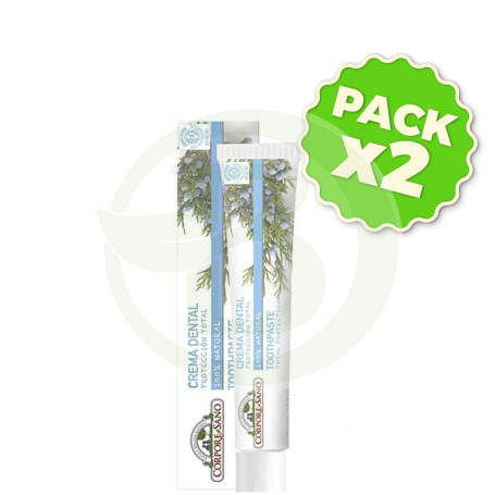 Pack 2x Crema Dental Protección Total 75Ml. Corpore Sano