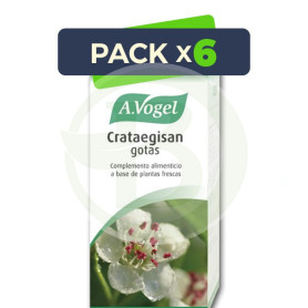 Pack 6x Crataegisan Gotas Vogel 100Ml.