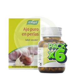 Pack 6x Alho Puro Vogel 120 Pérolas