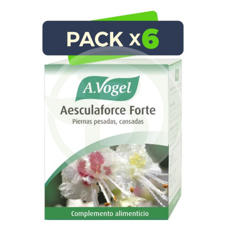 Pack 6x Aesculaforce Forte Vogel 30 Comprimidos