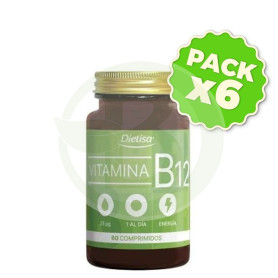 Pack 6x Dietisa Vitamina B12 60 Comprimidos Dietisa