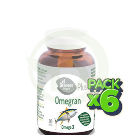Pack 6x Omegran 3 Plus El Granero