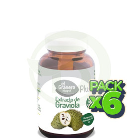 Pack 6x Extracto de Graviola 90 Cápsulas El Granero