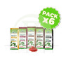 Pack 6x Crema Color Cabello Caoba 60Ml. Corpore Sano