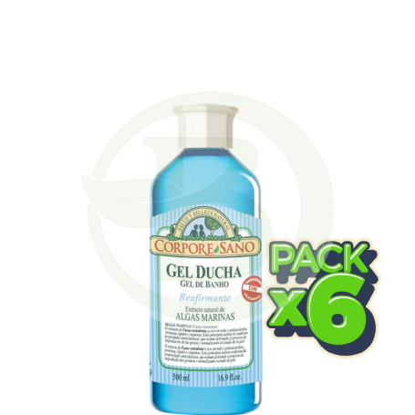Pack 6x Gel De Baño Algas Marina 500Ml. Corpore Sano