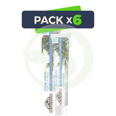 Pack 6x Crema Dental Protección Total 75Ml. Corpore Sano