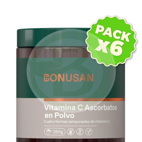 Pack 6x Vitamina C 250Gr. Bonusan