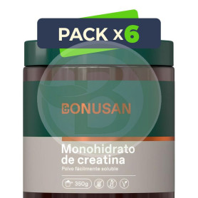 Pack 6x Creatina Monohidrato 350Gr. Bonusan