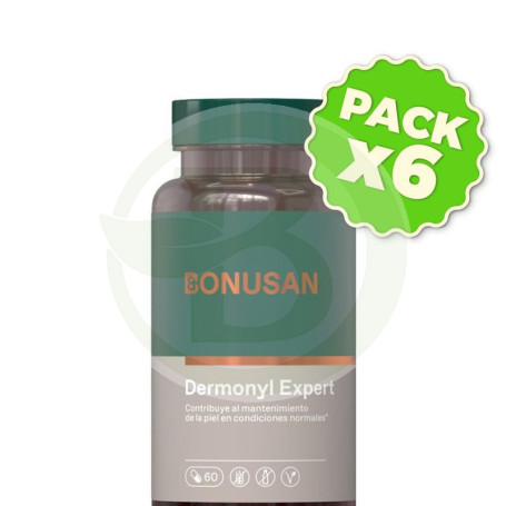 Pack 6x Dermonyl 60 Cápsulas Bonusan