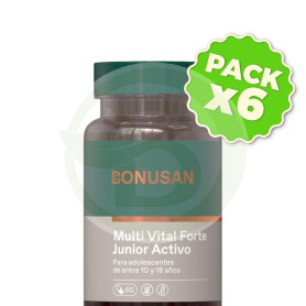 Pack 6x Multi Vital Forte Junior 60 Cápsulas Bonusan