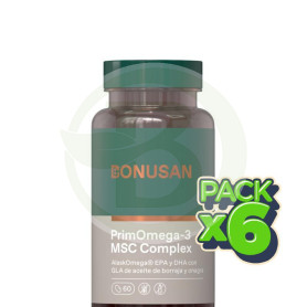 Pack 6x Primomega 3 Msc 60 Cápsulas Bonusan