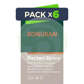 Pack 6x Bacteri Spore 28 Cápsulas Bonusan