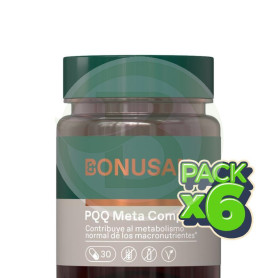 Pack 6x PQQ Meta Plus 30 Cápsulas Bonusan