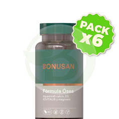 Pack 6x Fórmula Ósea 60 Comprimidos Bonusan