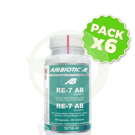 Pack 6x RE-7 Complex 60 Cápsulas Airbiotic