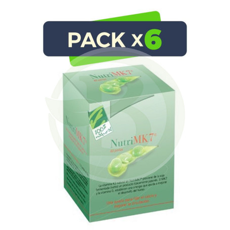 Pack 6x Nutrimk7 60 Perlas 500Mg. 45Mcg. 100% Natural