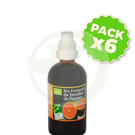 Pack 6x Bio Extracto De Pomelo 50Ml. Cienporcien Natural