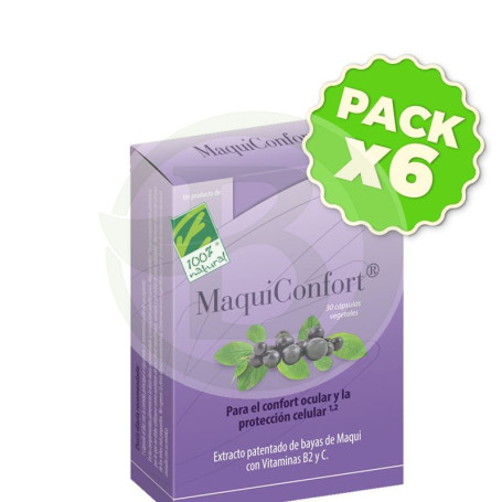 Pack 6x Maquiconfort 30 Cápsulas 100% Natural