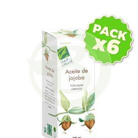 Pack 6x Aceite De Jojoba 100 Ml 100% Natural