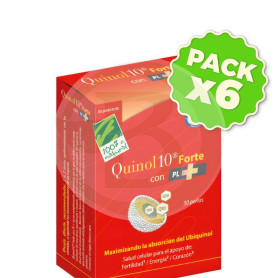Pack 6x Quinol10 Forte con Pl+ 30 Perlas 100% Natural