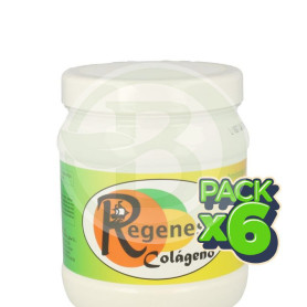 Pack 6x Regenesan Colágeno 500Gr. (Sabor Naranja)
