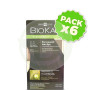Pack 6x Tinte Nutricolor Delicato 5.5 Castaño Claro Caoba 140Ml. Biokap