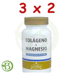 Pack 3x2 Colágeno + Magnésio 120 Comprimidos Jellybell