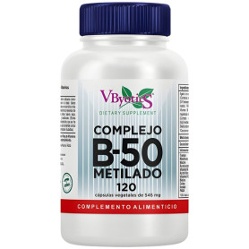 Complexo B50 Metilado 120 Cápsulas Vbyotics