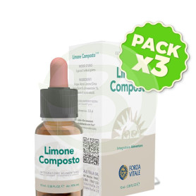 Pack 3x Limone Composto 10Ml. (Hierro) Forza Vitale