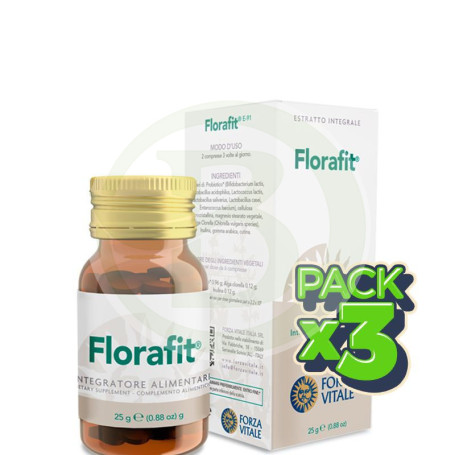 Pack 3x Florafit 25Gr. Forza Vitale