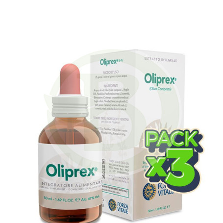 Pack 3x Oliprex 50Ml. Forza Vitale