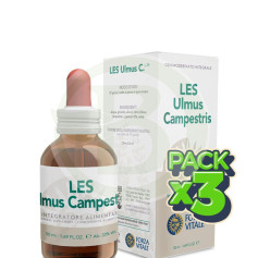 Pack 3x Les Ulmus Campestris (Olmo) 50Ml. Forza Vitale