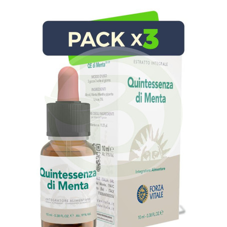 Pack 3x Quintaesencia de Menta 10Ml. Forza Vitale