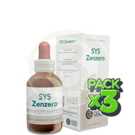 Pack 3x Sys Zenzero 50Ml. Forza Vitale