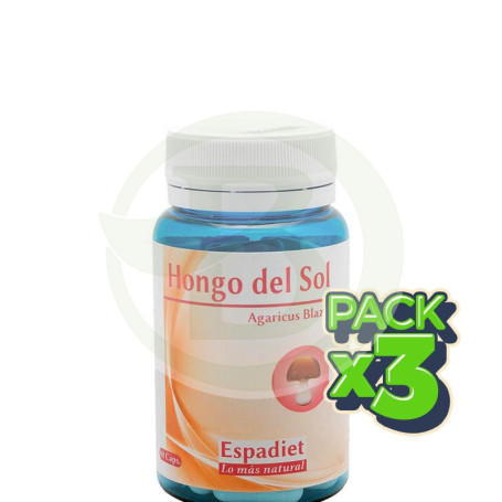 Pack 3x Hongo del Sol 60 Cápsulas Espadiet