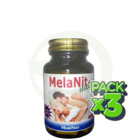 Pack 3x Melanit Natur 30 Cápsulas Montstar
