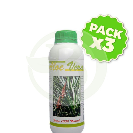Pack 3x Aloe Vera Jugo 1Lt. Espadiet