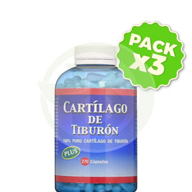 Pack 3x Cartílago Tiburón 270 Cápsulas Espadiet